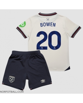 Billige Fotballdrakt West Ham United Jarrod Bowen #20 Replika Bortedraktsett Barn 2025-26 Kortermet (med bukser)
